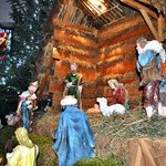 Płońsk. Bożonarodzeniowa szopka w parafii św. Maksymiliana Marii Kolbego