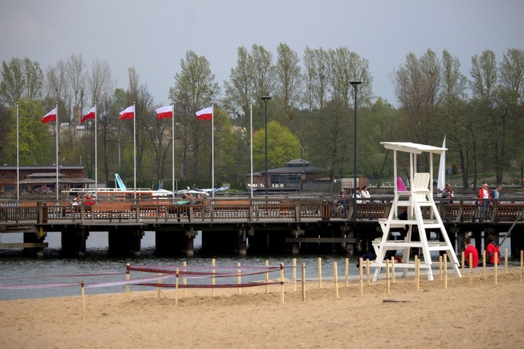 Majówka na miejskiej plaży w Olsztynie