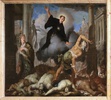Włochy Tolentino 23 06 2025
Bazylika Świętego Mikołaja, San Nicola w Tolentino. Wnętrze kościoła. Obraz Cud św. Mikołaja z Tolentino podczas zarazy genueńskiej, szkoła wenecka, 1677 r.
FOTO:HENRYK PRZONDZIONO /FOTO GOŚĆ
