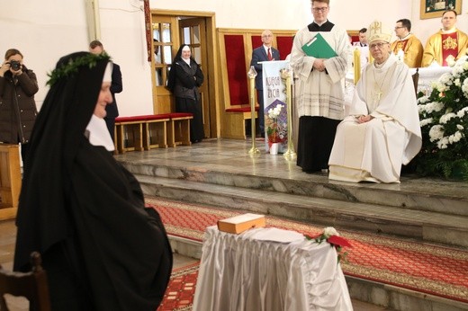 Śluby wieczyste u benedyktynek w Sierpcu