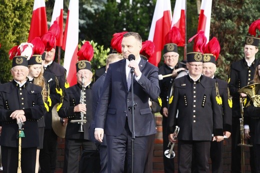 Prezydent Andrzej Duda na Placu Krakowskim