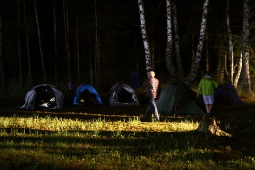 Zakończenie drugiego dnia pielgrzymki w Boronowie