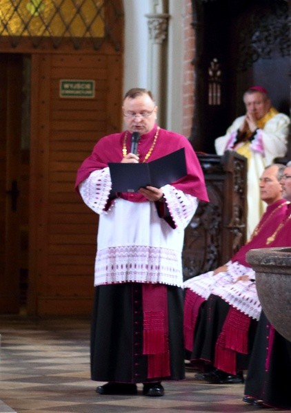 Uroczyste wprowadzenie bp. Adama Wodarczyka i Kanoników Kwidzyńskiej Kapituły Konkatedralnej