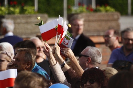 Prezydent Andrzej Duda na Placu Krakowskim