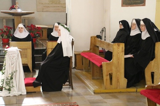 Śluby wieczyste u benedyktynek w Sierpcu