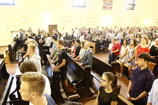 Młodzież u św. Stanisława Kostki w Lublińcu