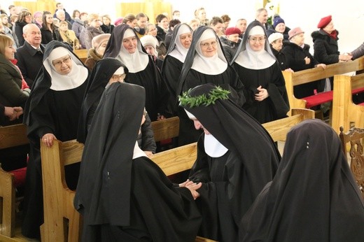 Śluby wieczyste u benedyktynek w Sierpcu