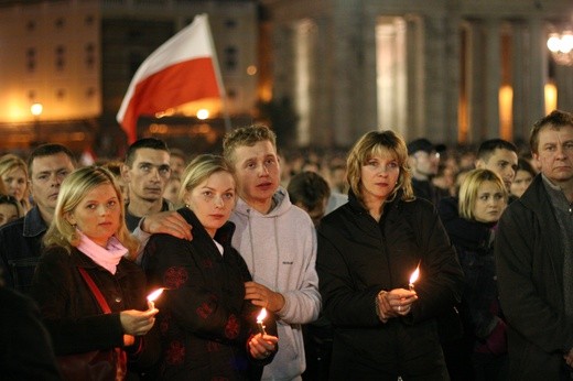2 IV 2005. Rzym, Watykan, Plac św. Piotra