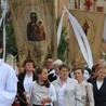 Powitanie obrazu Matki Bożej Częstochowskiej na przasnyskim rynku