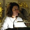 Dr Monika Waluś - teolog z UKSW, wygłosiła konferencję "Geniusz i rola kobiety w Kościele"