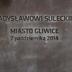 Odsłonięcie tablicy upamiętniającej Władysława Suleckiego
