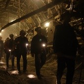 Górniczy protest w Brzeszczach trwa 