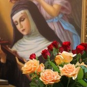 Obraz św. Rity i róże - charakterystyczny atrybut świętej