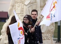 Wolontariusze ŚDM na Campus Misericoridiae