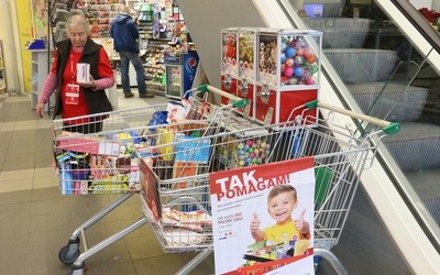 Zbiórka żywności "Tak. Pomagam!" Caritas Wrocław