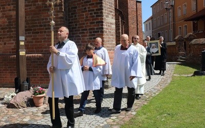 Wprowadzenie relikwii w Tolkmicku