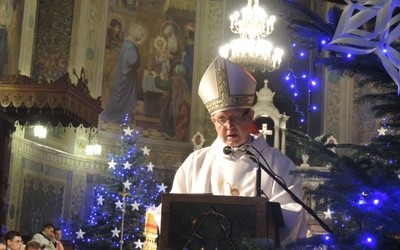 Biskup płocki wygłosił homilię.