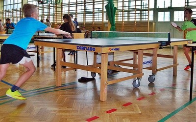 Turniej tenisa stołowego w Siedlinie