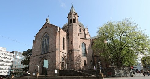 Ewangelicki kościół w centrum Oslo
