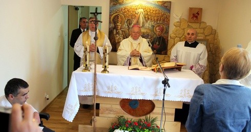 Poświęcenie kaplicy w Domu Pomocy Społecznej w Brwilnie koło Płocka