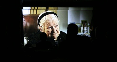 Podczas projekcji filmu "W imię ich matek"