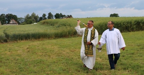 Poświęcenie pól w Tropach Sztumskich