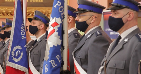 Płock. Modlitwa za policję i pamięć o Katyniu