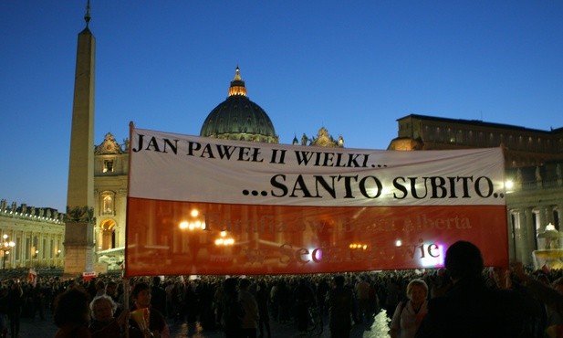 Rok po smierci świętego Jana Pawła Wielkiego