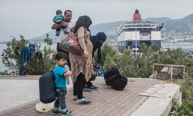 Lesbos: 6 godzin z papieżem