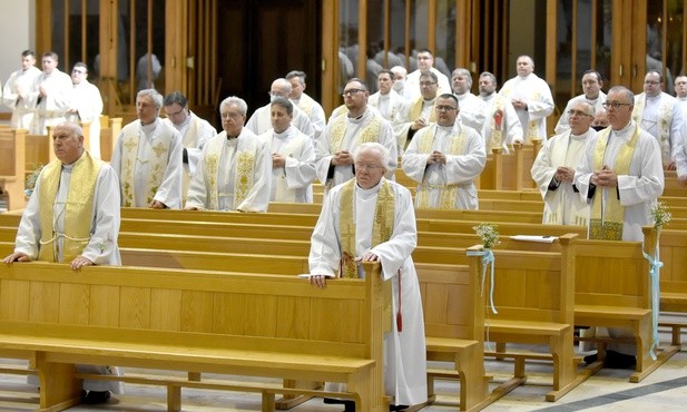 Kapłani podczas dnia skupienia