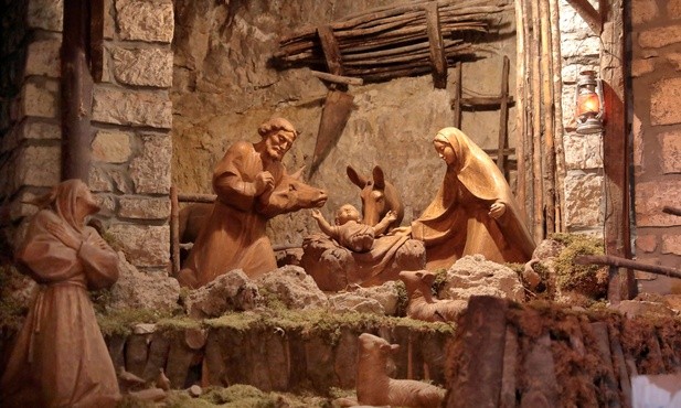 We włoskim, franciszkańskim Greccio