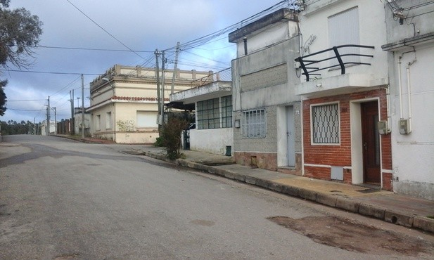 Uboga dzielnica w jednym z miast w Urugwaju