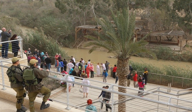 Ziemia Święta: rekordowa liczba odwiedzających miejsce chrztu Jezusa nad Jordanem