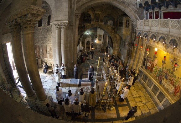 W Bazylice Grobu Pańskiego