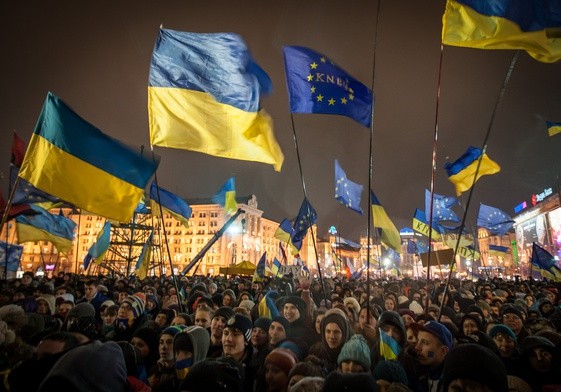 NO WAR! Flash mob dla Ukrainy