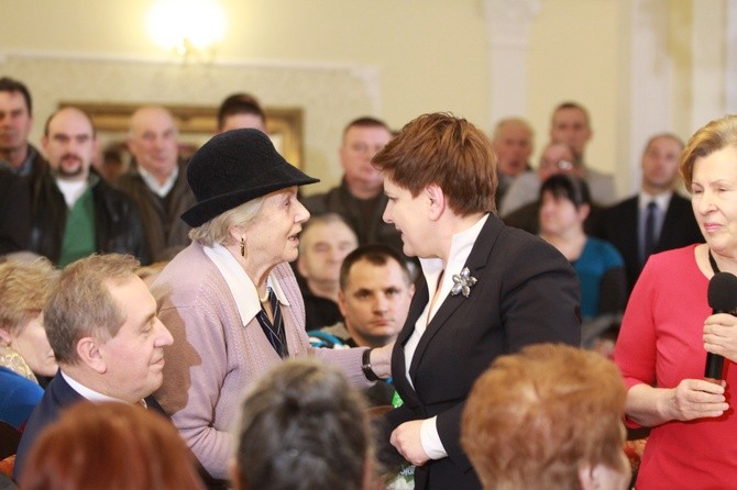 Premier Beata Szydło w Makowie Mazowieckim