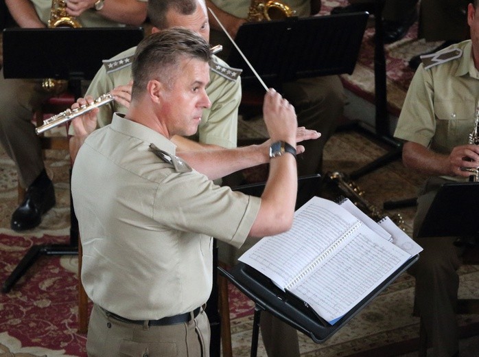 Koncert orkiestry wojskowej w Stegnie