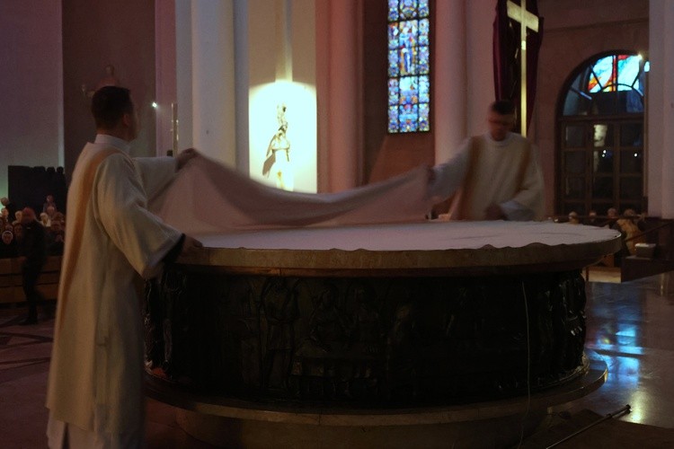 Liturgia Wieczerzy Pańskiej w katedrze