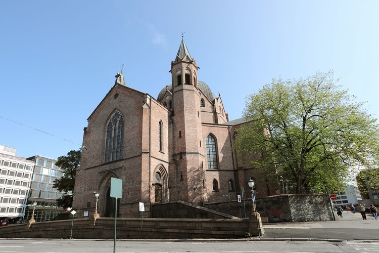 Ewangelicki kościół w centrum Oslo