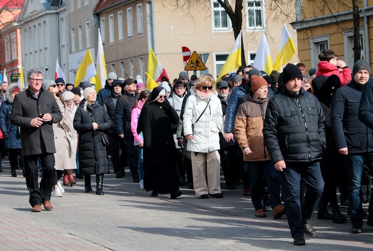 Kwidzyn. Marsz papieski