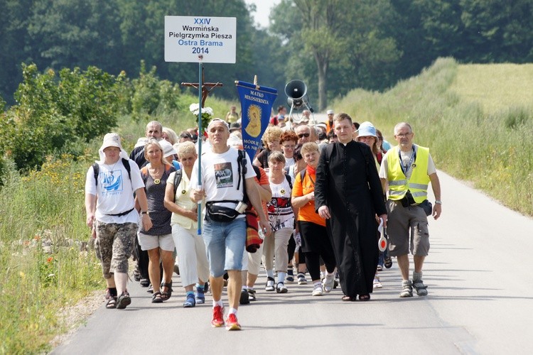 XXIV Warmińska Pielgrzymka Piesza do Ostrej Bramy - 2014