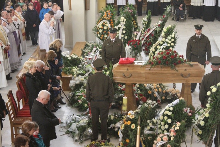 Pogrzeb brata bp. Milewskiego
