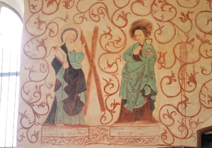 Kościół w Mariance - malowidła ścienne