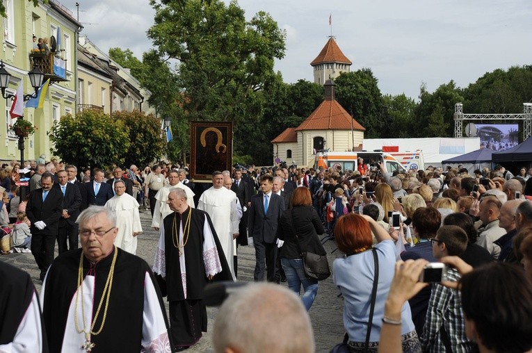 Pułtusk. Powitanie obrazu Matki Bożej Częstochowskiej. 2