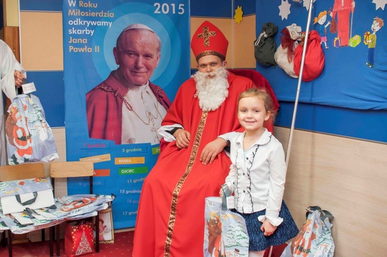 Święty Mikołaj w przedszkolu bł. Franciszki