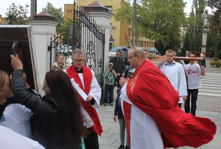 Znaki ŚDM w Dobrzyniu nad Drwęcą
