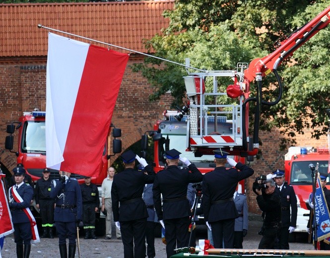 Nadanie sztandaru PSP - Kwidzyn