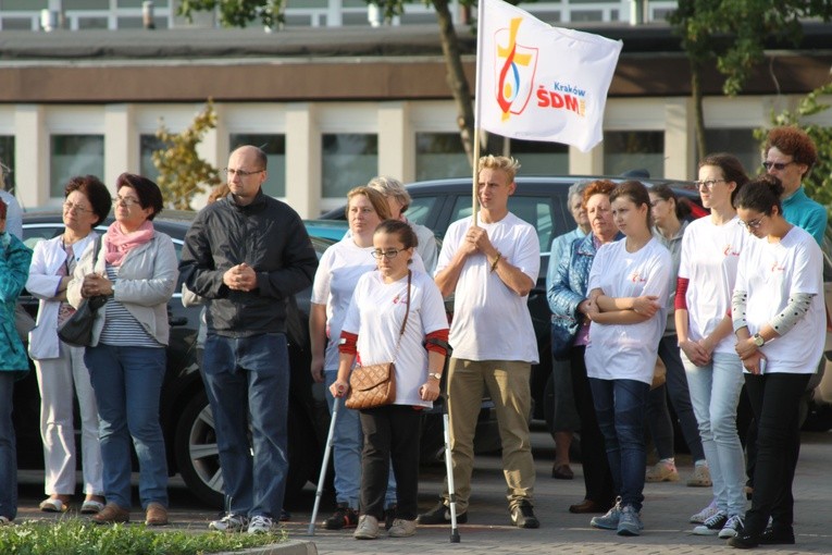 Znaki ŚDM w Płocku - szpital