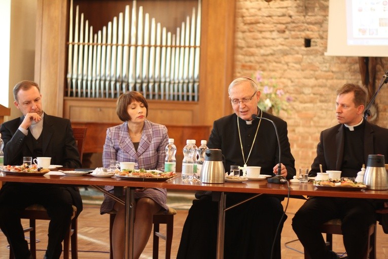 Dziennikarze u biskupa płockiego
