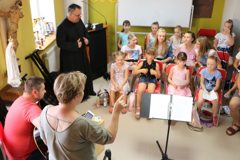 Warsztaty muzyczne w Dąbrowie k. Mławy